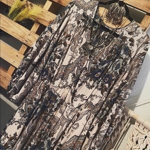 Free People paisley dress